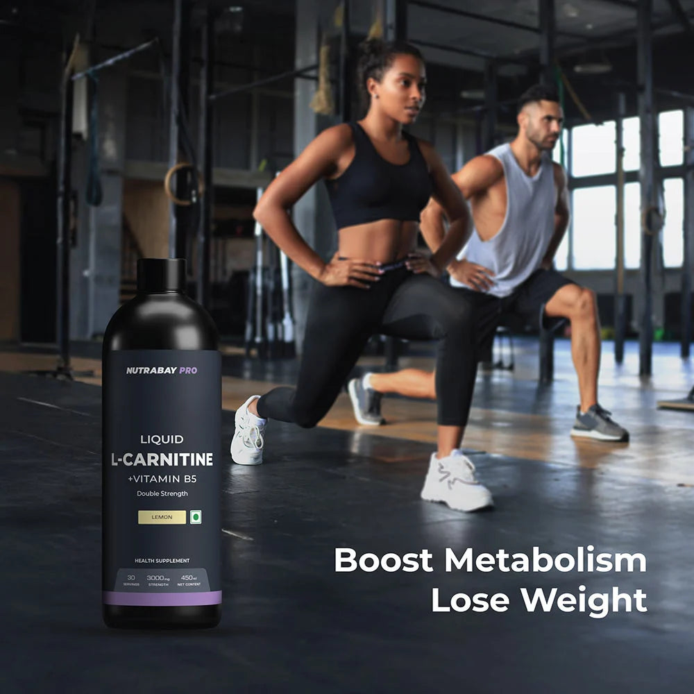 Nutrabay Pro Liquid L-Carnitine + Vitamin B5