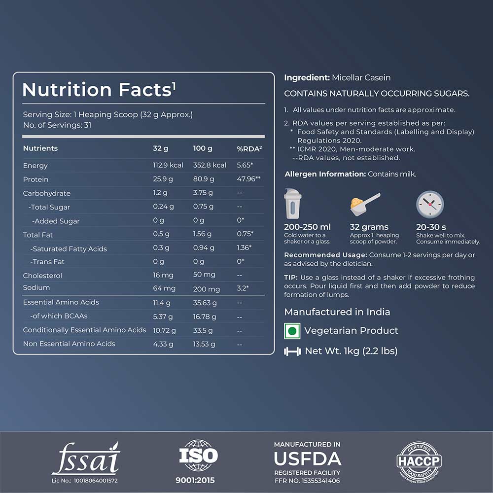 Nutrabay Pure Micellar Casein Protein