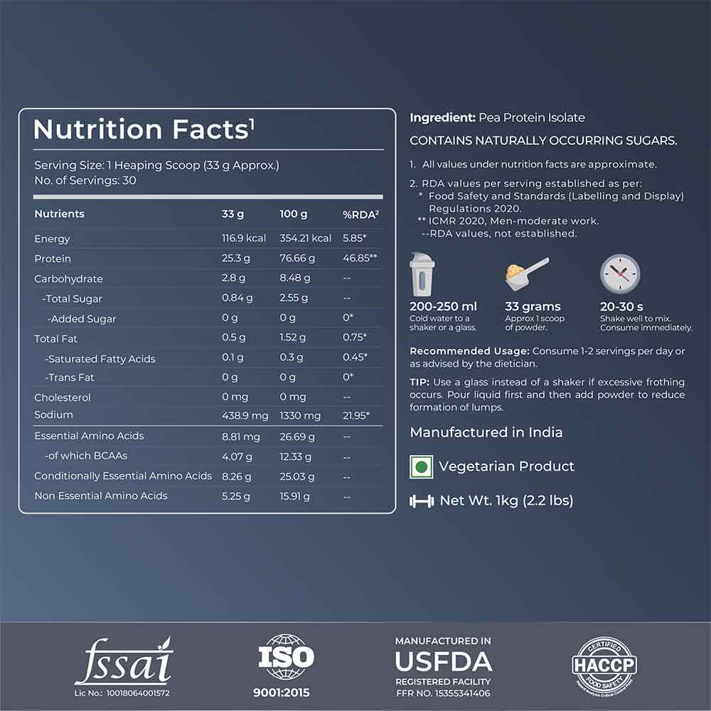 Nutrabay Pure Pea Protein Isolate