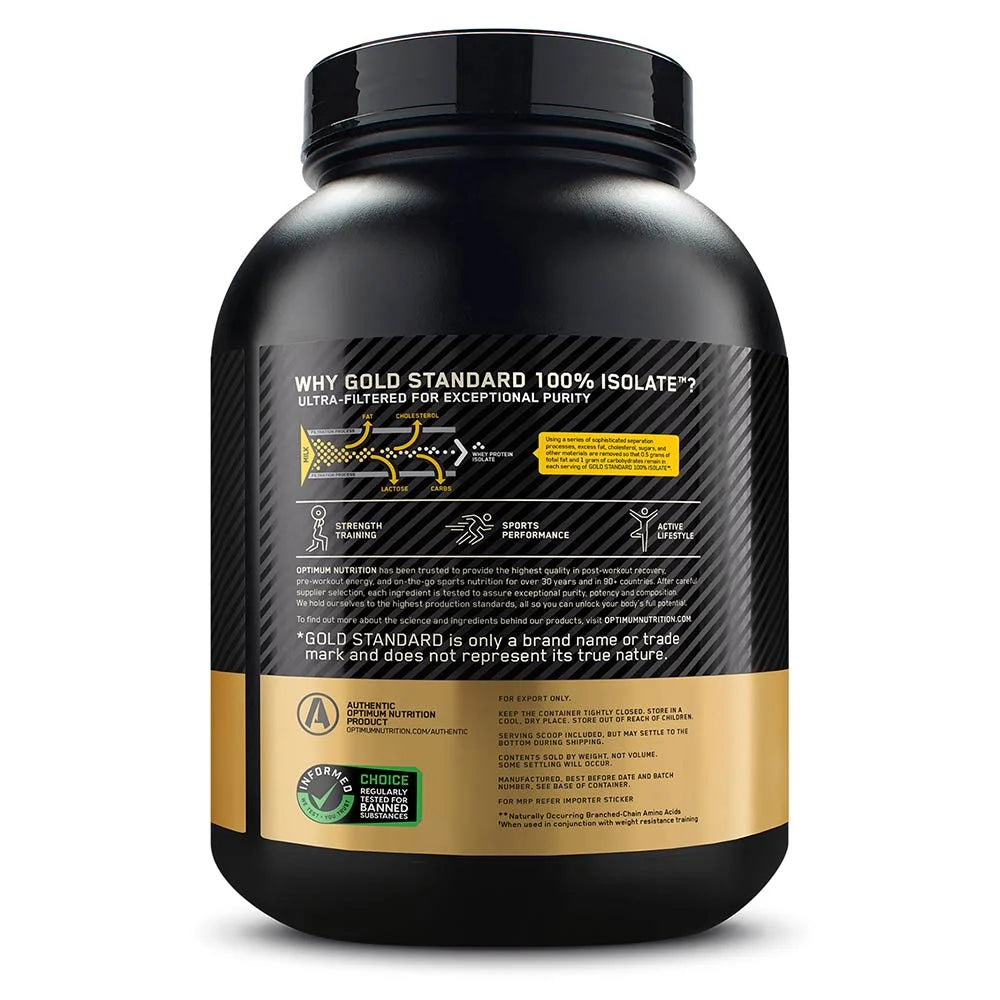 ON (Optimum Nutrition) Gold Standard 100% Isolate
