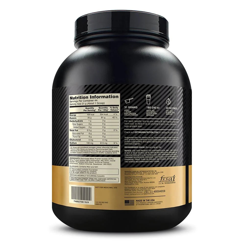 ON (Optimum Nutrition) Gold Standard 100% Isolate