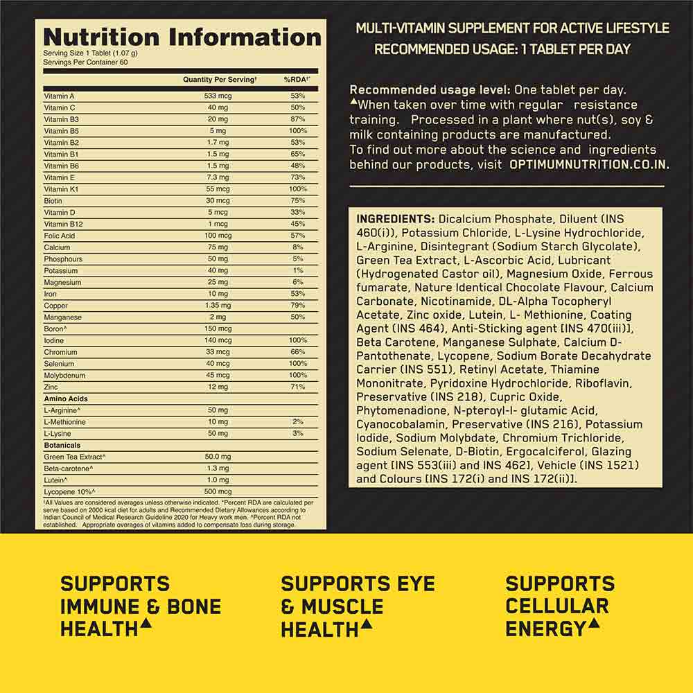 ON (Optimum Nutrition) Multivitamin for Men