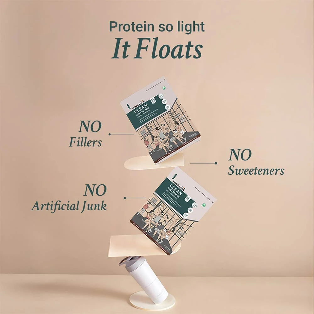 TrueBasics Clean Whey Protein (Isolate + Concentrate)
