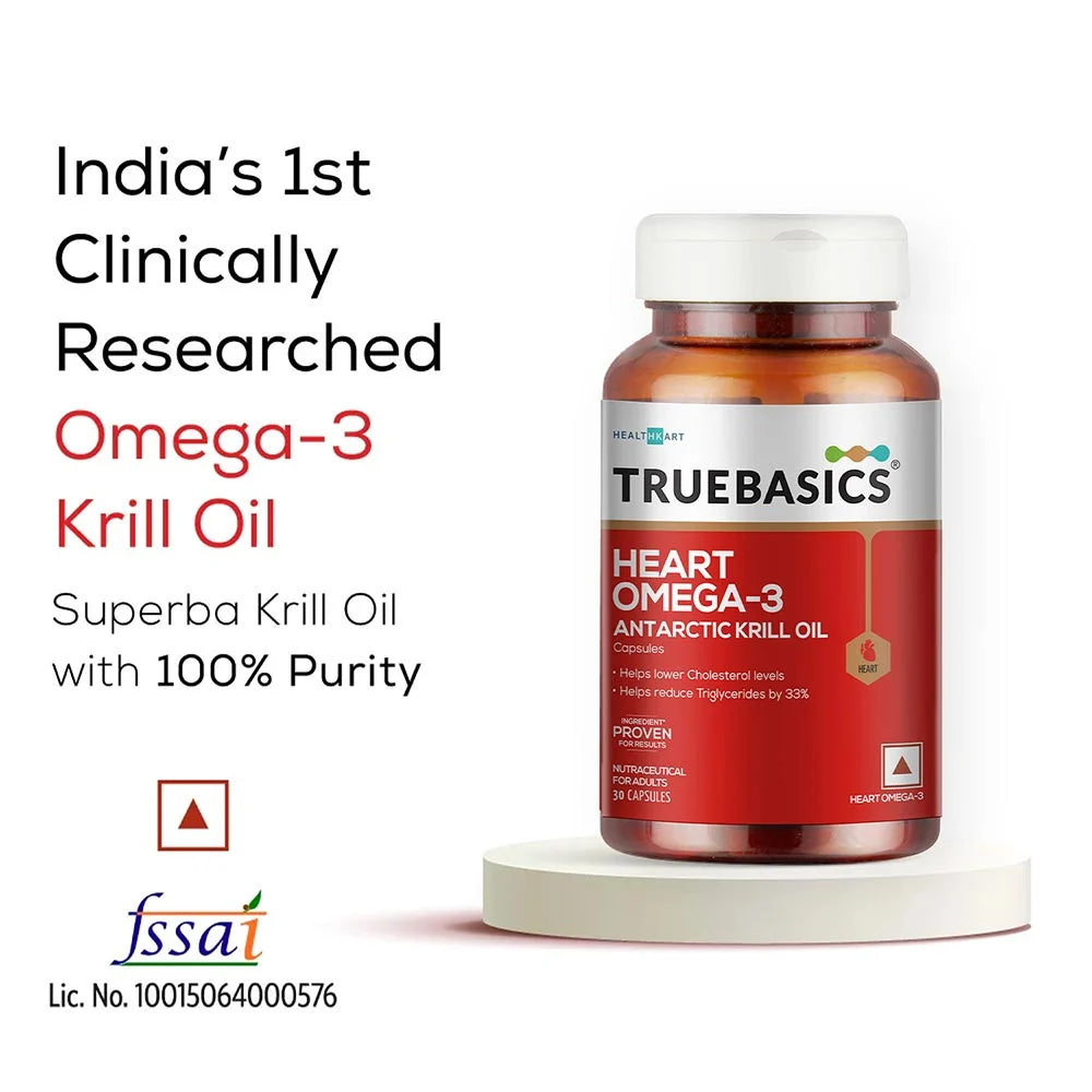 TrueBasics Heart Omega-3 Antarctic Krill Oil