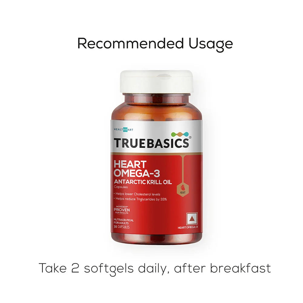 TrueBasics Heart Omega-3 Antarctic Krill Oil