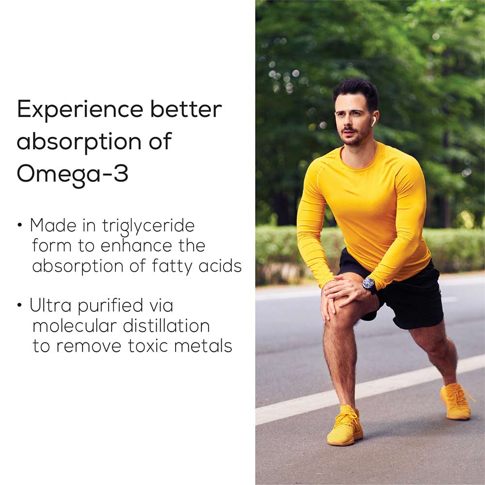 TrueBasics Fish Oil with 1150mg Omega-3 525mg EPA 375mg DHA
