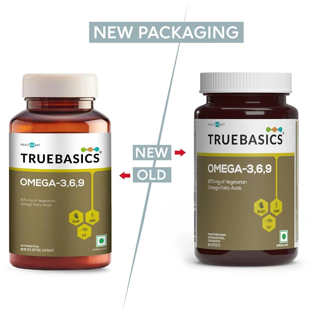 TrueBasics Vegan Omega 3 6 9