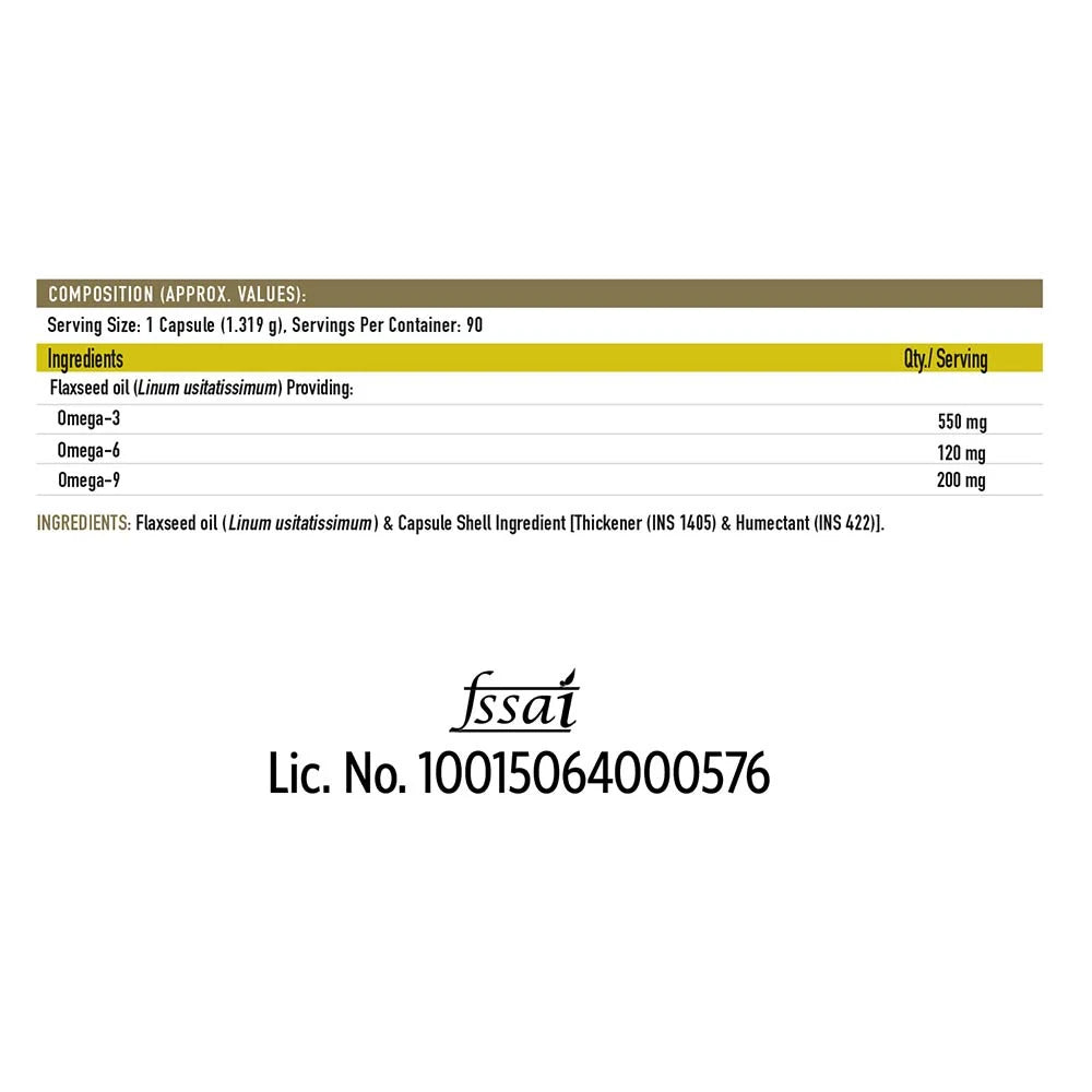 TrueBasics Vegan Omega 3 6 9