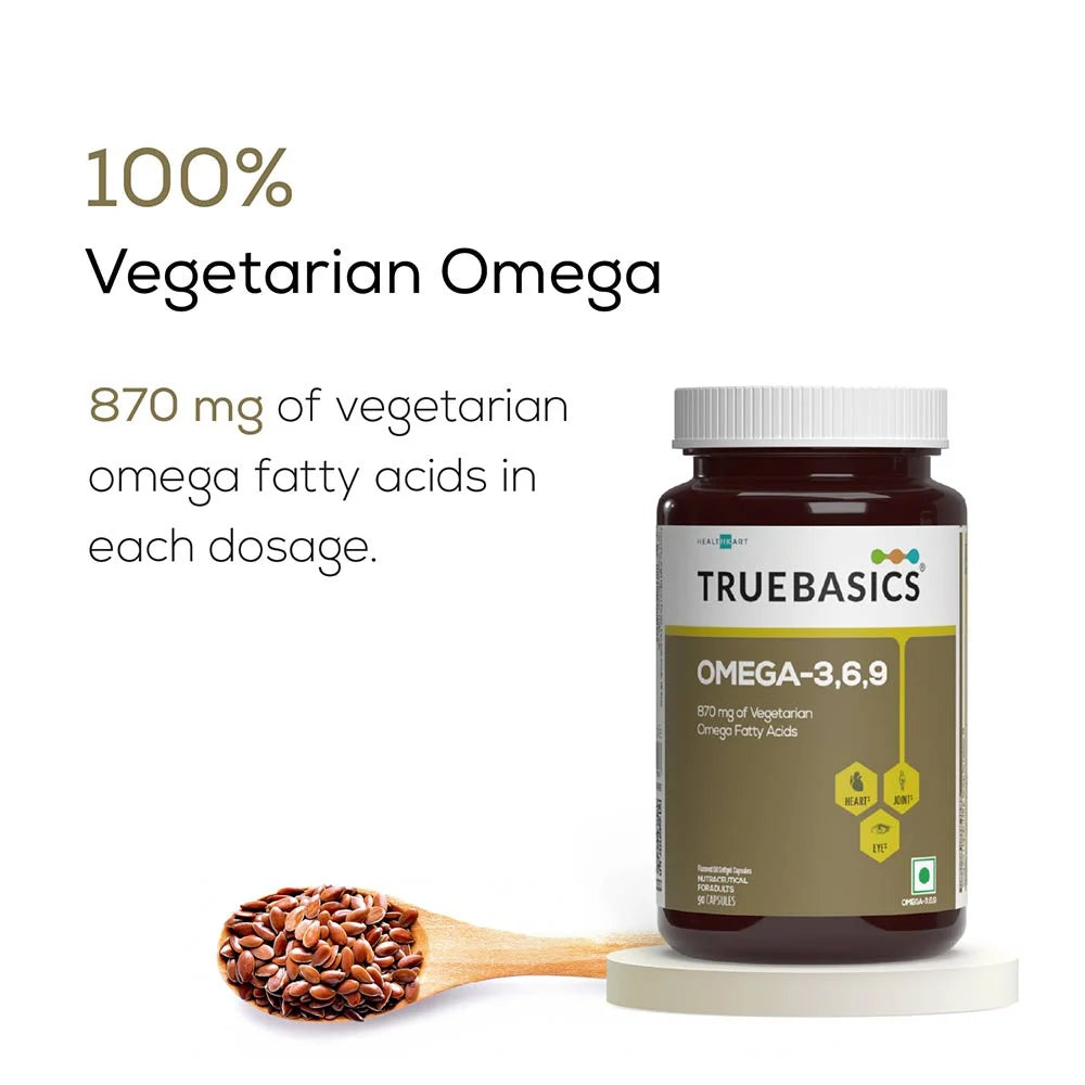 TrueBasics Vegan Omega 3 6 9