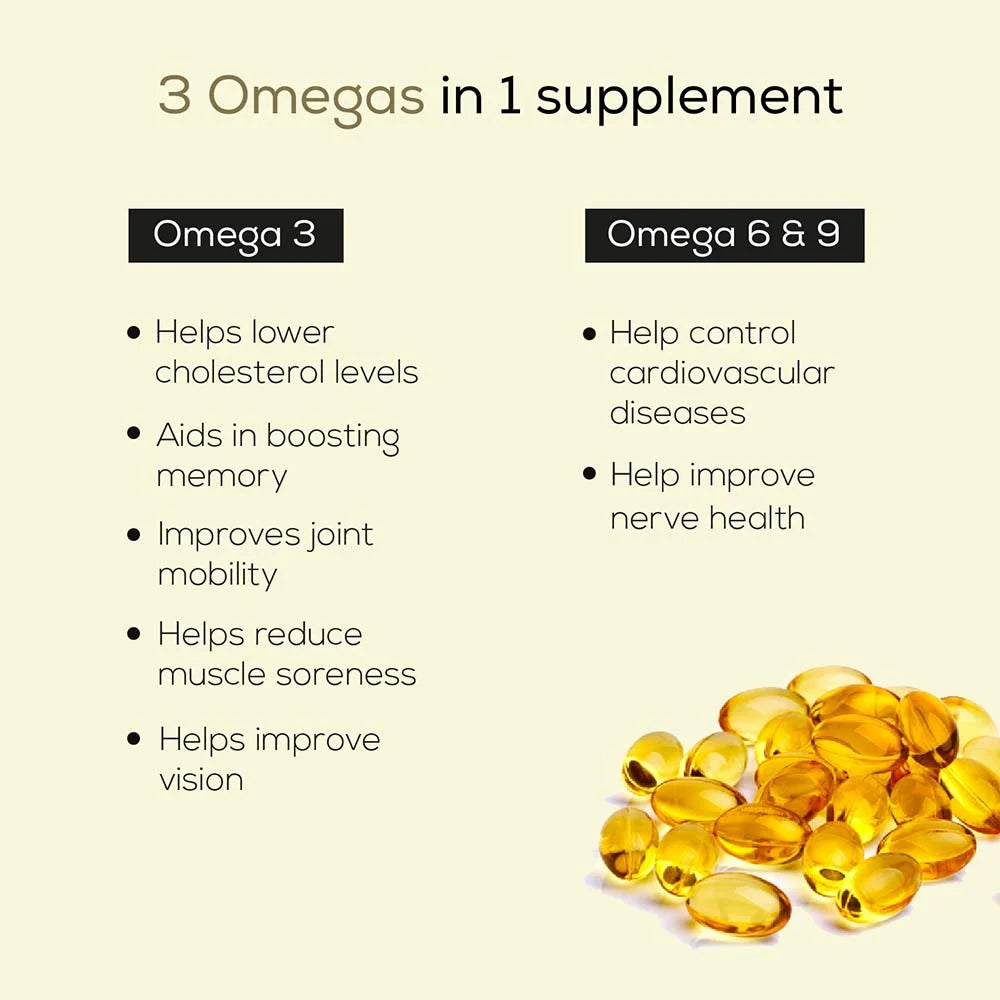 TrueBasics Vegan Omega 3 6 9