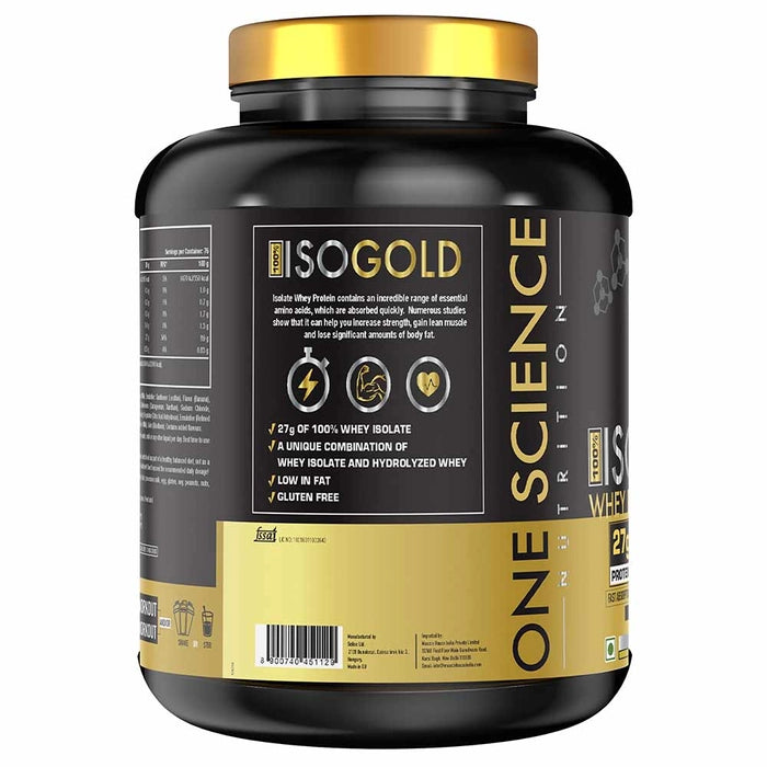 One Science 100% Iso Gold Whey Protein Isolate