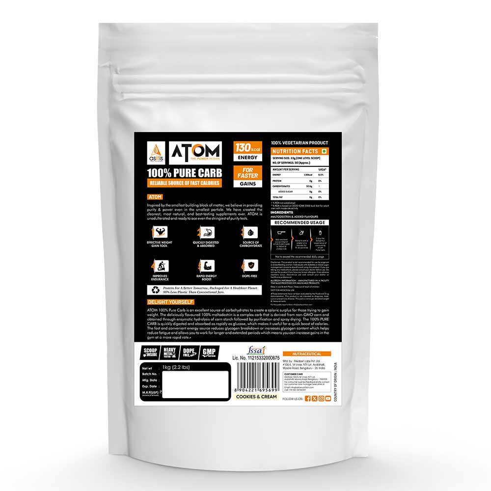 AS-IT-IS Nutrition ATOM 100% Pure Carb