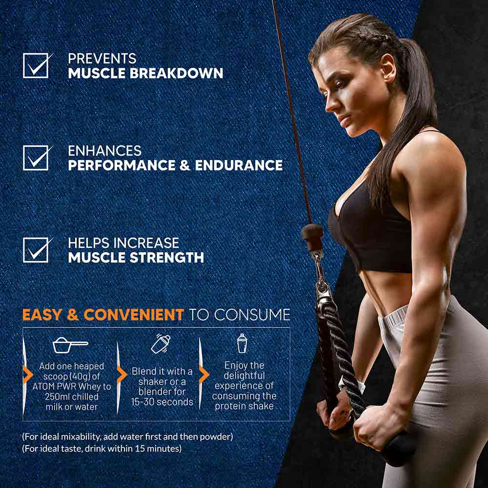 AS-IT-IS Nutrition ATOM PWR Raw Whey Protein