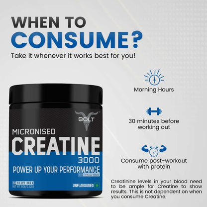 Bolt Micronized Creatine Monohydrate