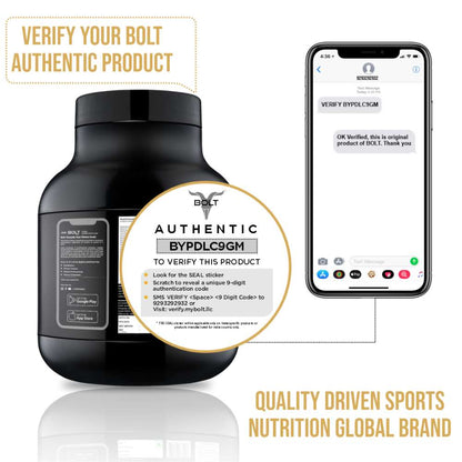 Bolt Whey Isolate Protein Powder