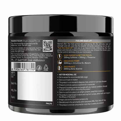 Fuel One Dead-Lift Pre Workout