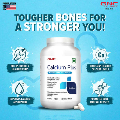 GNC Calcium Plus with Magnesium and Vitamin D3