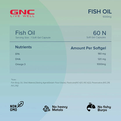 GNC Fish Oil (1000 mg)
