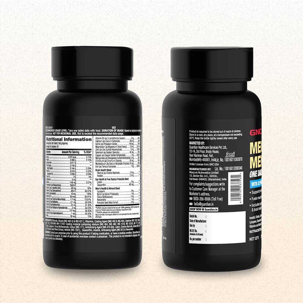 GNC Mega Men One Daily Multivitamin