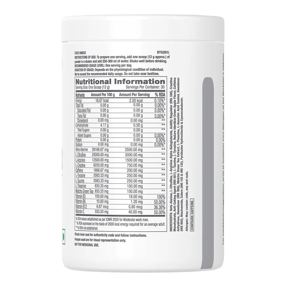 GNC Pro Performance Pre-Workout