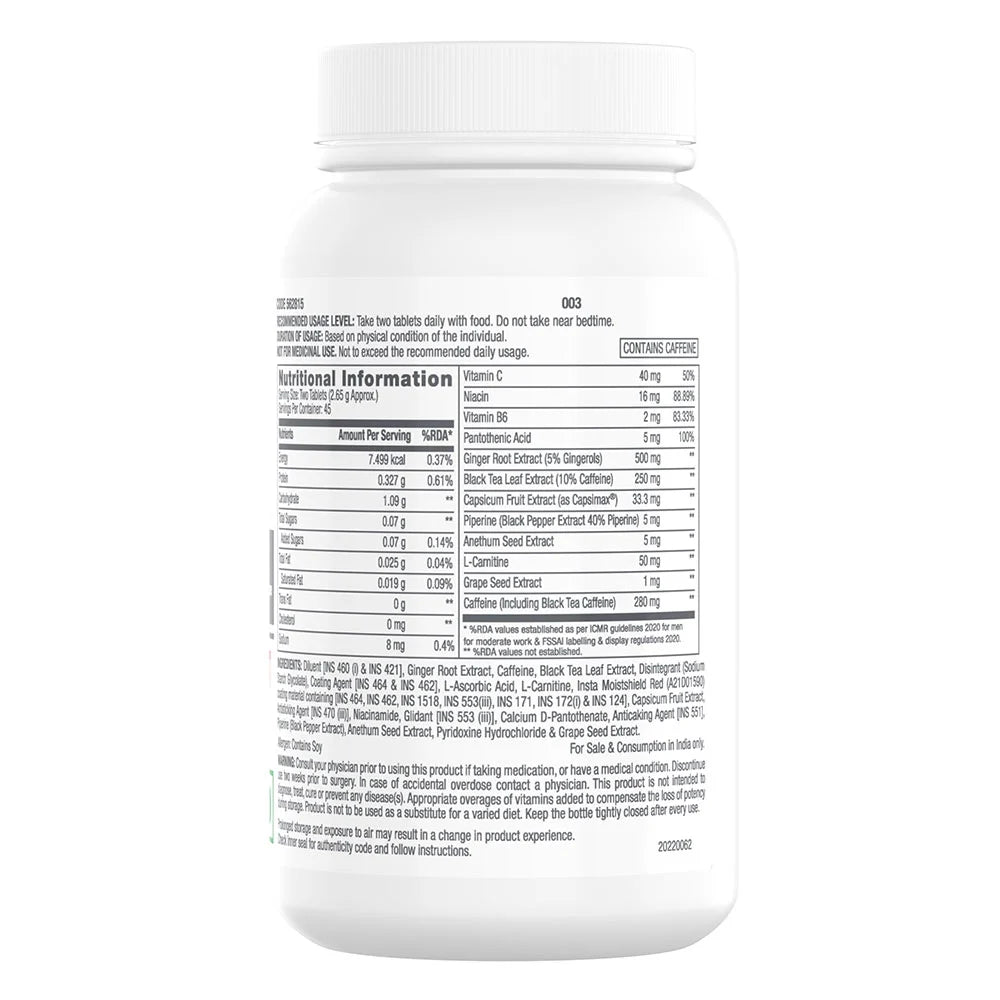 GNC Pro Performance Thermo Burst Hardcore