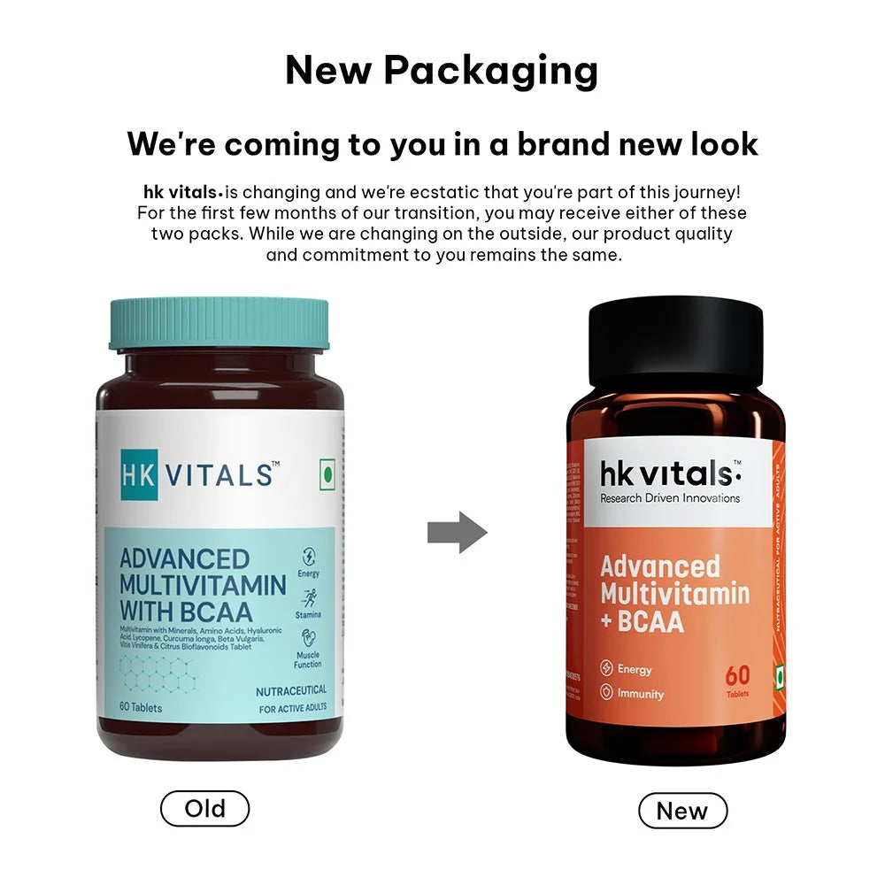 HealthKart HK Vitals Advanced Multivitamin with BCAA