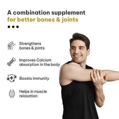HealthKart HK Vitals Calcium with Mag Zinc & Vit D3