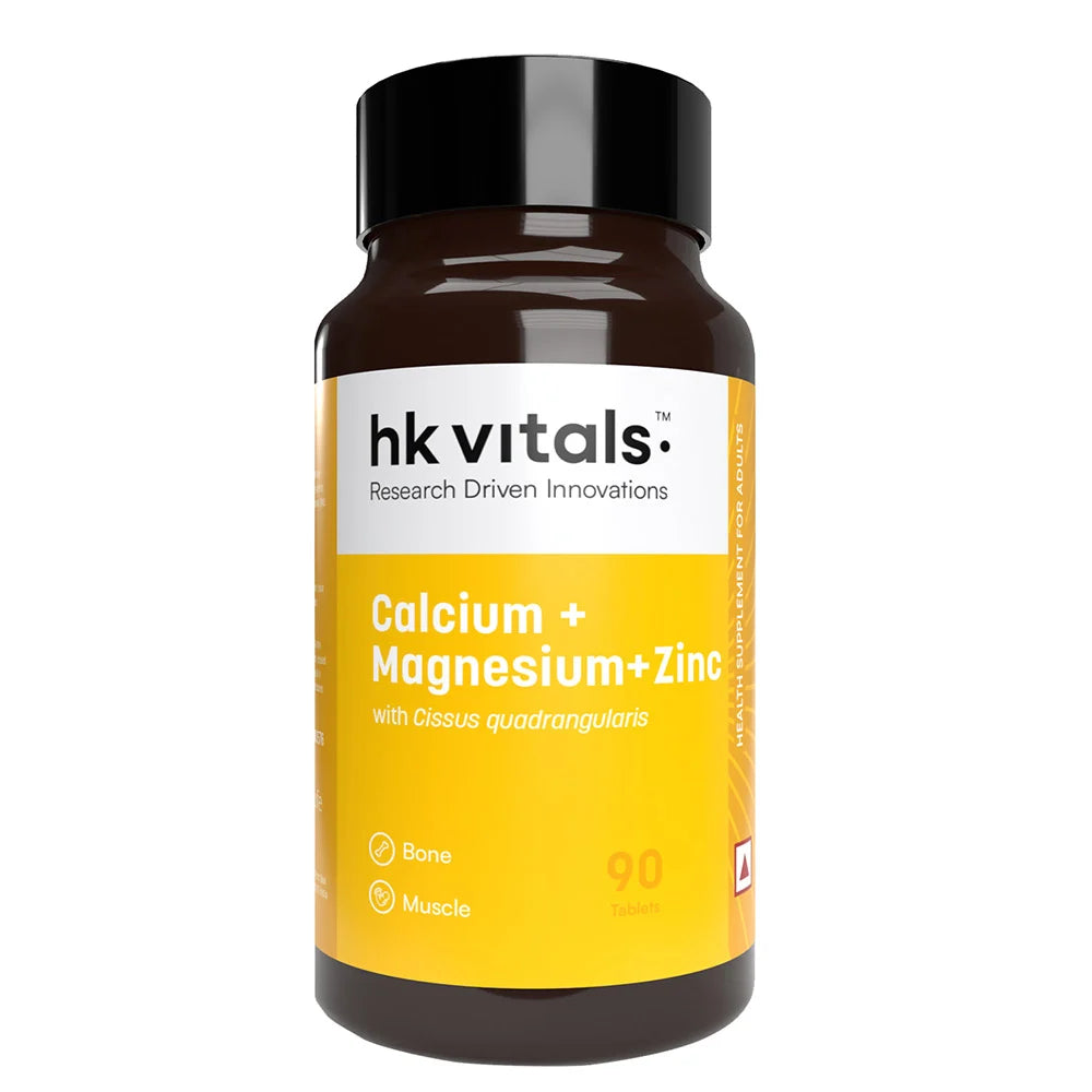HealthKart HK Vitals Calcium with Mag Zinc & Vit D3