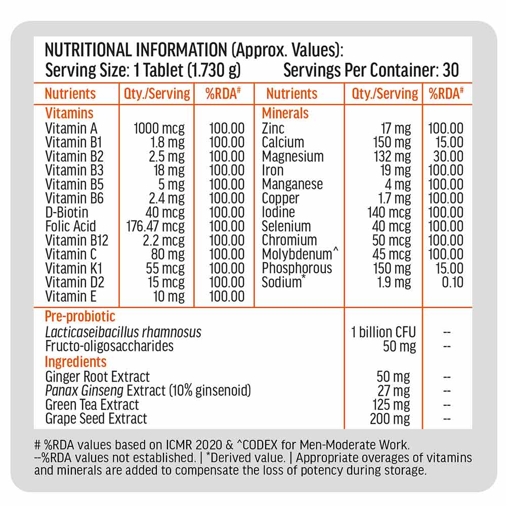 HealthKart HK Vitals Multivitamin+ Men