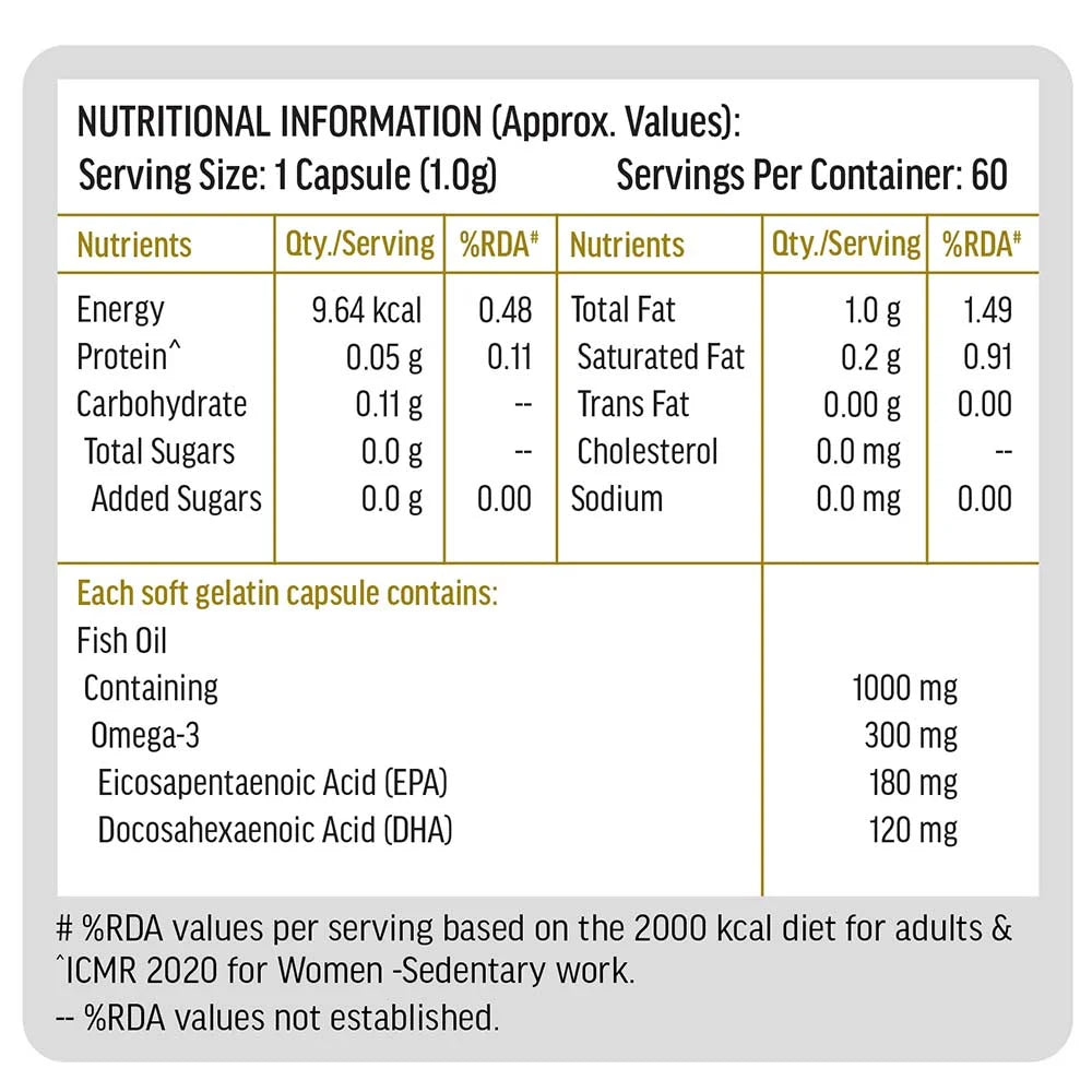 HealthKart HK Vitals Salmon Omega-3