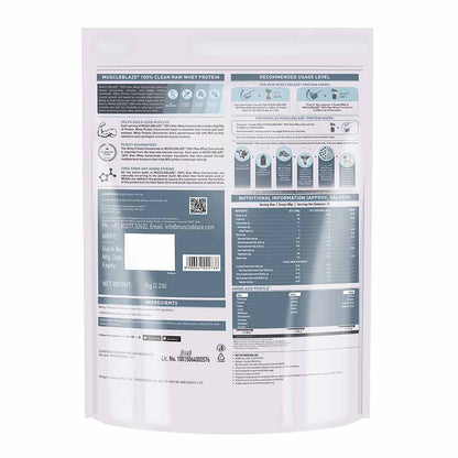 MuscleBlaze 100% Clean Raw Whey Concentrate