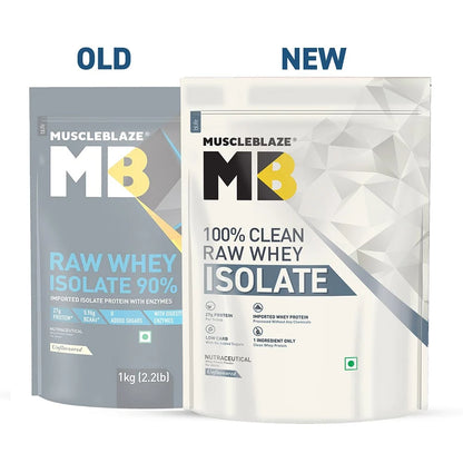 MuscleBlaze  100% Clean Raw Whey Isolate