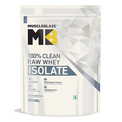 MuscleBlaze  100% Clean Raw Whey Isolate