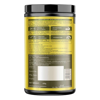 MuscleBlaze BCAA Gold 8:1:1