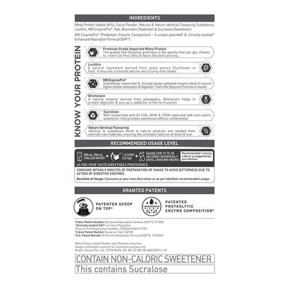 MuscleBlaze Biozyme Iso-Zero Low Carb Whey Protein
