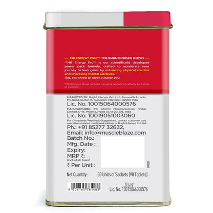 MuscleBlaze Biozyme Shred