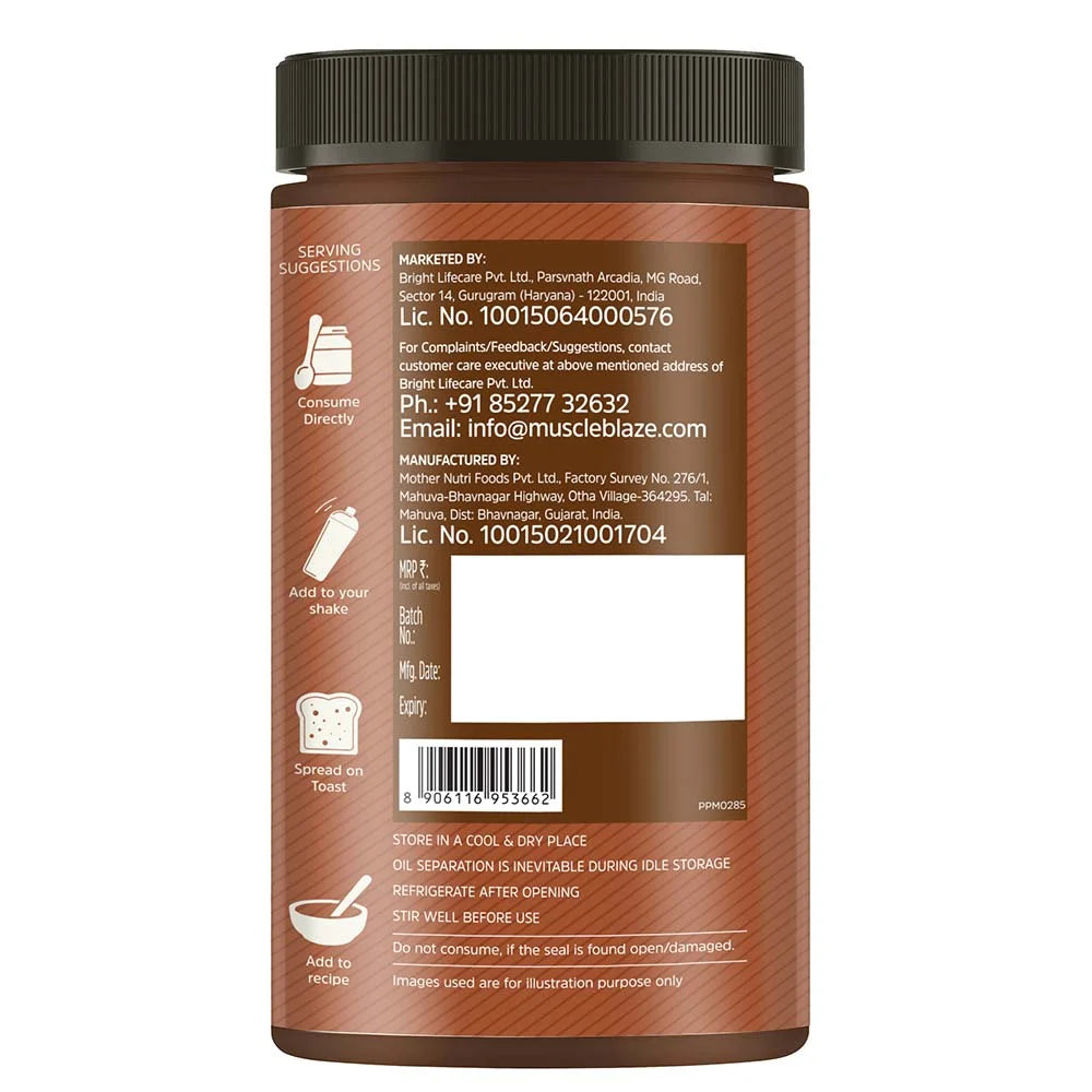 MuscleBlaze Chocolate Peanut Butter