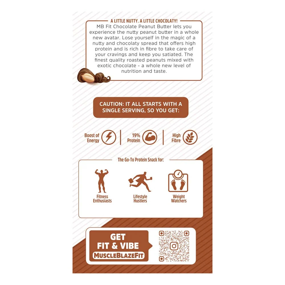 MuscleBlaze Chocolate Peanut Butter