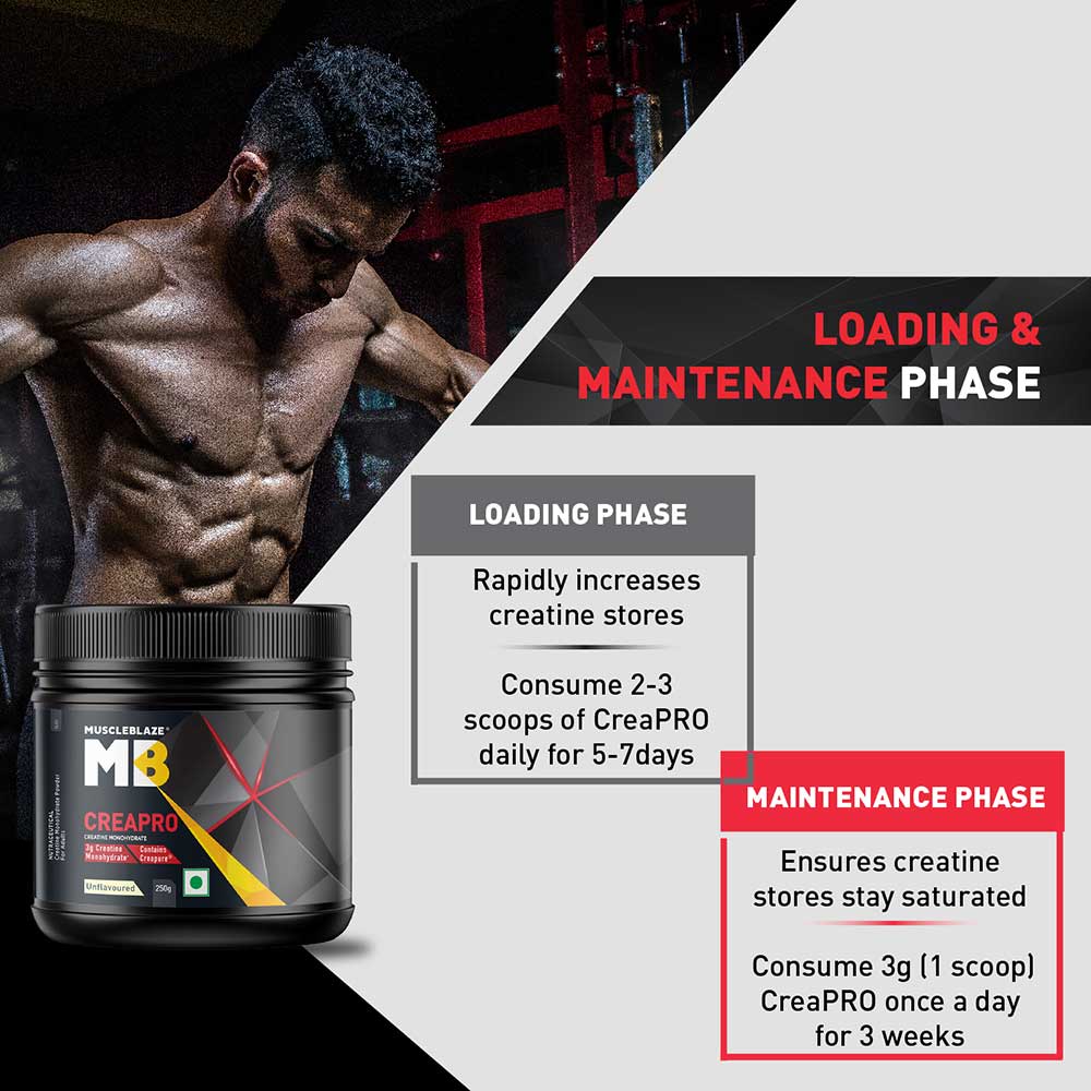 MuscleBlaze CreaPRO Creatine with Creapure® Powder from Germany
