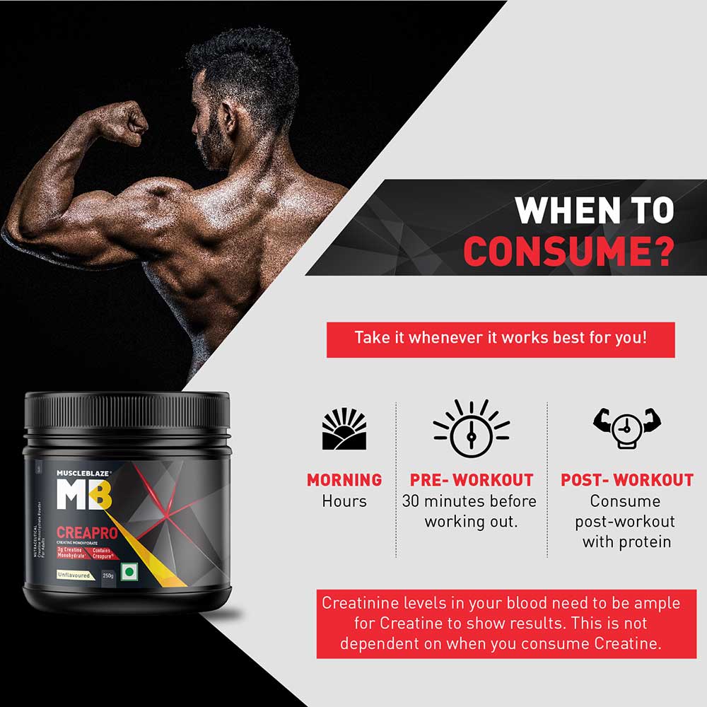 MuscleBlaze CreaPRO Creatine with Creapure® Powder from Germany