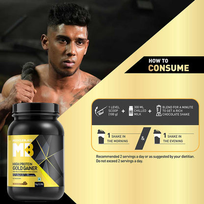 MuscleBlaze High Protein Gold Gainer
