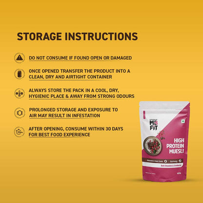 MuscleBlaze High Protein Muesli