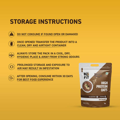MuscleBlaze High Protein Oats
