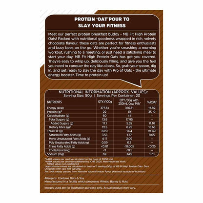 MuscleBlaze High Protein Oats