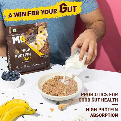 MuscleBlaze High Protein Oats OP