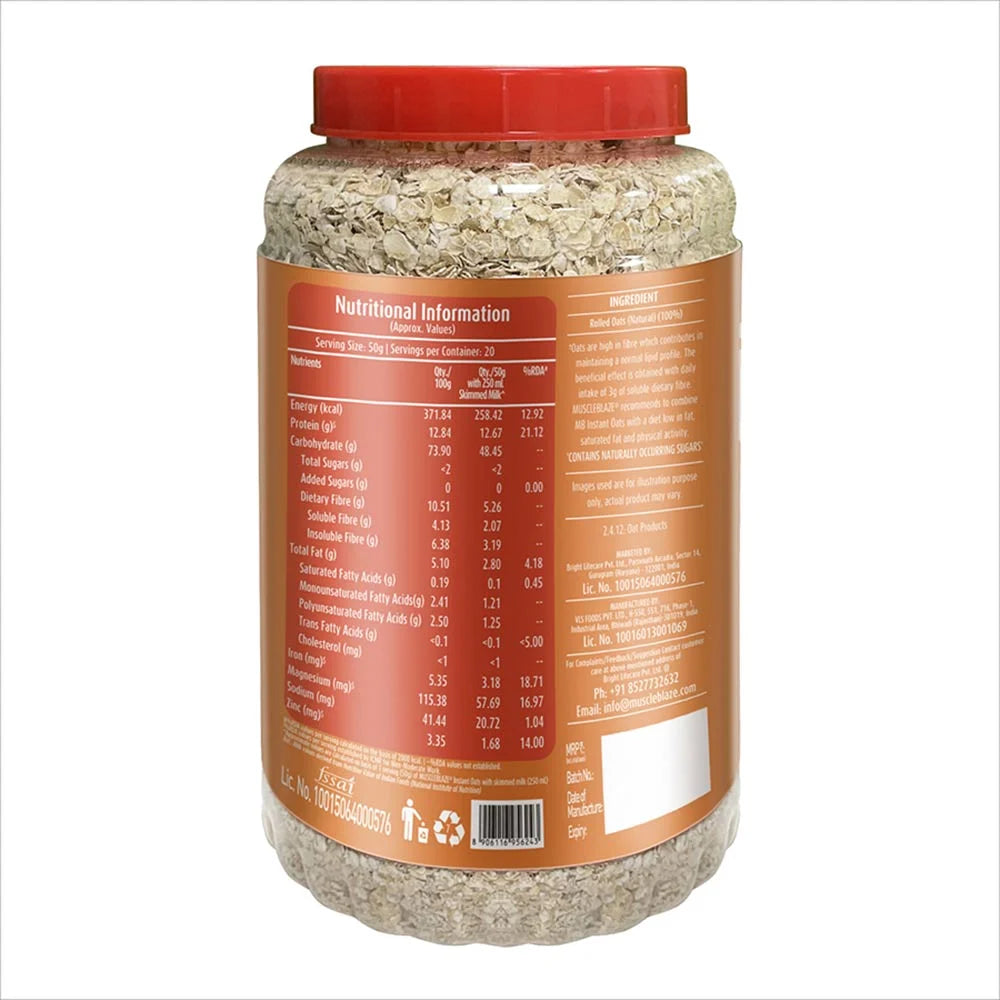 MuscleBlaze Instant Oats