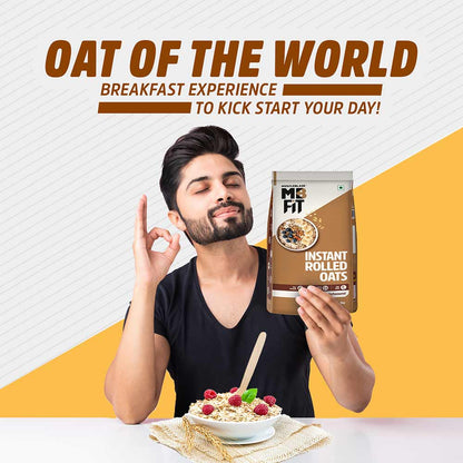 MuscleBlaze Instant Rolled Oats