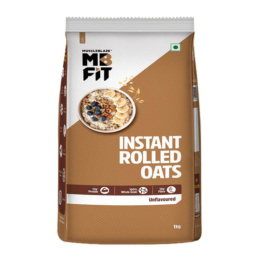 MuscleBlaze Instant Rolled Oats