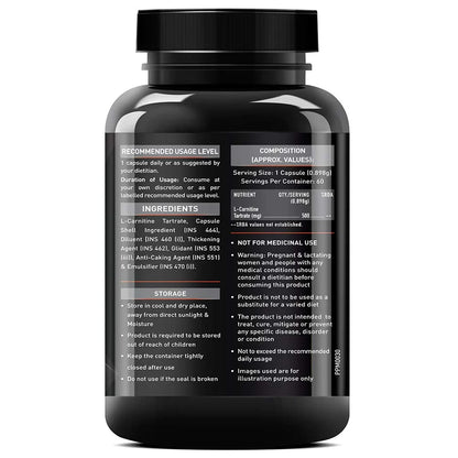 MuscleBlaze L-Carnitine L-Tartrate