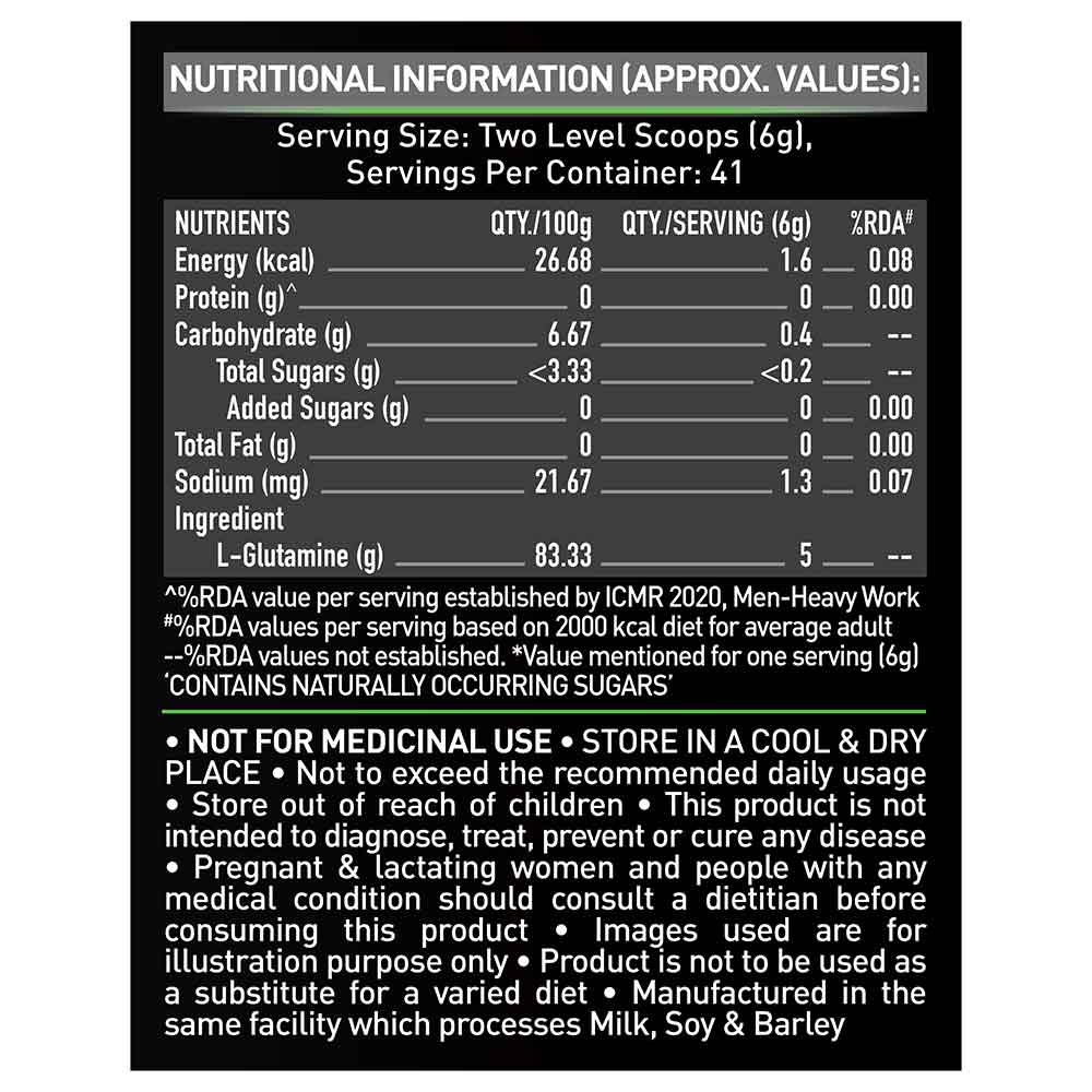 MuscleBlaze L-Glutamine